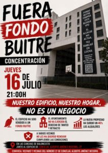 Concentración en Edificio C/ Alberto Jiménez Becerril